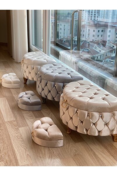 PONCİKPAZAR Kapitoneli Kahverengi 2' Li Nişan Sandık