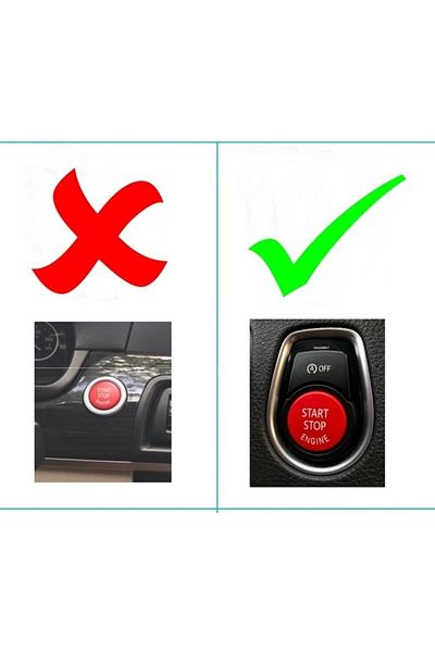 Next Oto Compatible with Bmw F30 Start Stop Button Black