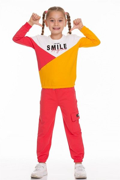 Cicitime Σετ κοριτσιού με στάμπα Smile Anytime