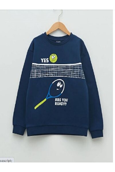 LC Waikiki Chlapec - mikina s dlouhým rukávem a výstřihem do posádky