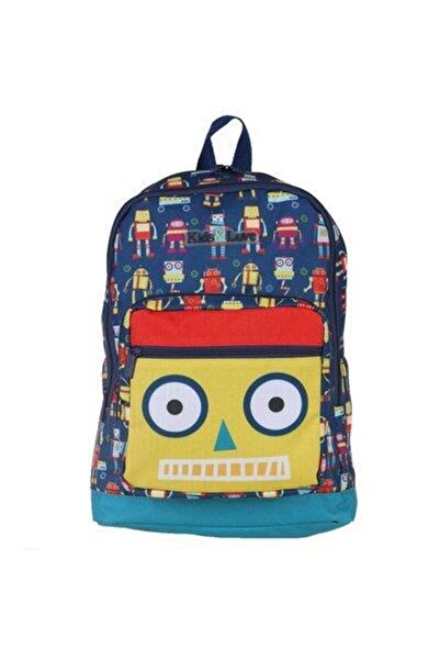 KAUKKO Backpack Kids Love Robot Sweet L5091 /