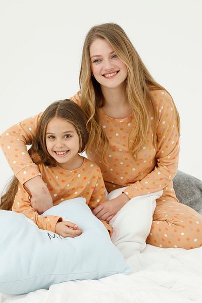 Siyah İnci Bottom-Top Polar Pajama Set