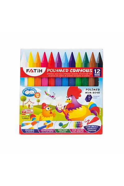 Fatih Crayon Polymer Short 12 Colors