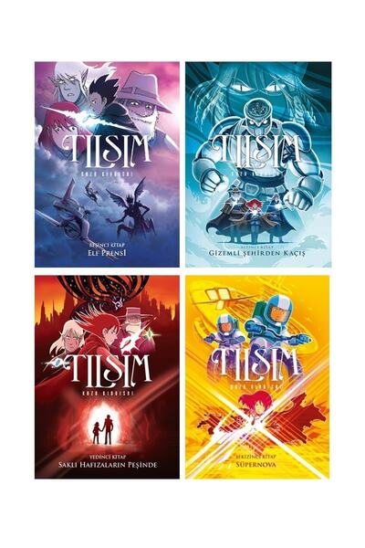 Desen Yayınları Tılsım Serisi 5-6-7 Ve 8 Kitap Kazu Kıbuıshı Manga Çizgi Roman