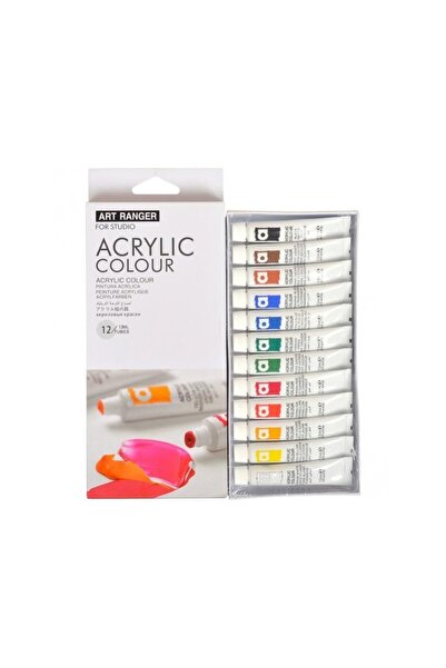 Poli Art Design طقم طلاء أكريليك 12 قطعة (آرت رينجرز)
