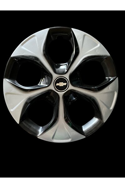 Safran Chevrolet Logolu 13’ınc 4’lü Siyah Gri Jant Kapağı