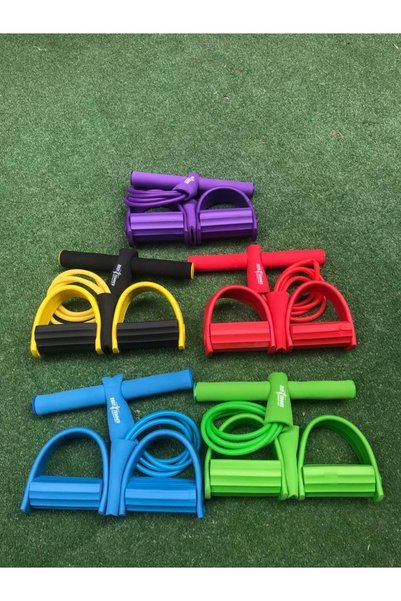 Leyaton Body Trimmer 4 Elastice pentru exerciții fizice, pentru mână și picior, cu arc de rezistență, pentru fitness, pentru abdomen, pentru condiționare fizică
