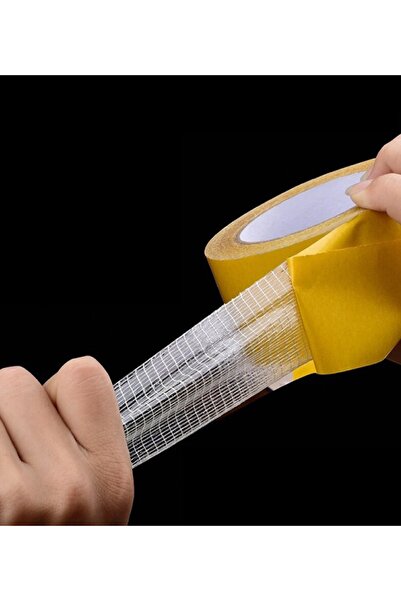 MOBEE Geniş 10 Metre * 5 Cm Çift Taraflı Süper Güçlü Yapışkan Yapıştırıcı Ban...