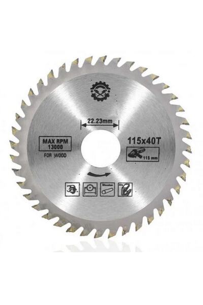 Neler Geldi Neler Ahşap Kesme Sunta Testeresi 115 Mm 40 Diş Elmas Daire Teste...
