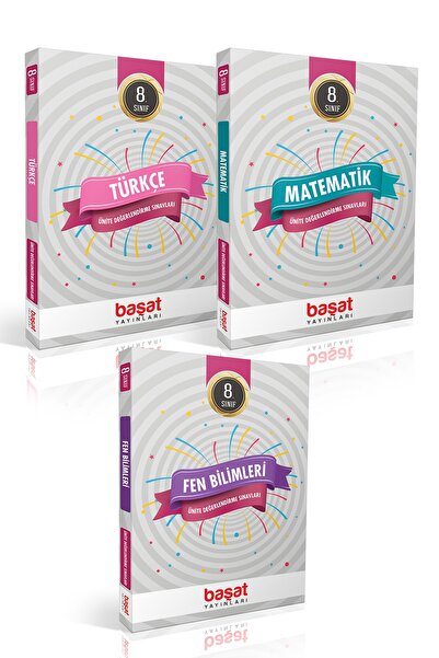 Başat Yayınları 8. Sınıf Başat Türkçe Matematik-fen Bilimleri Ünite Değerlend...