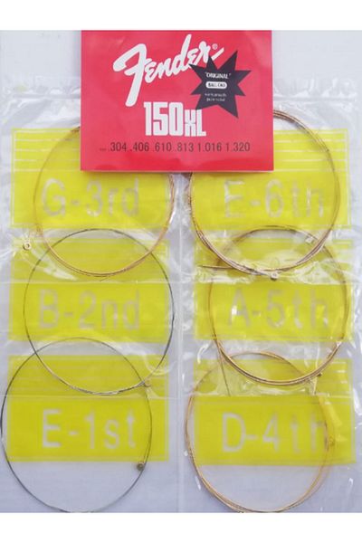 FENDER Acoustic Guitar String 150xl/012 Tırant Extra Souple