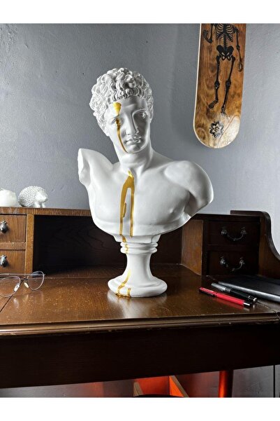 Hermes "gold Rain" Heykel, Büyük Boy Büst, Özel Tasarım Dekoratif Heykel, Michelangelo David