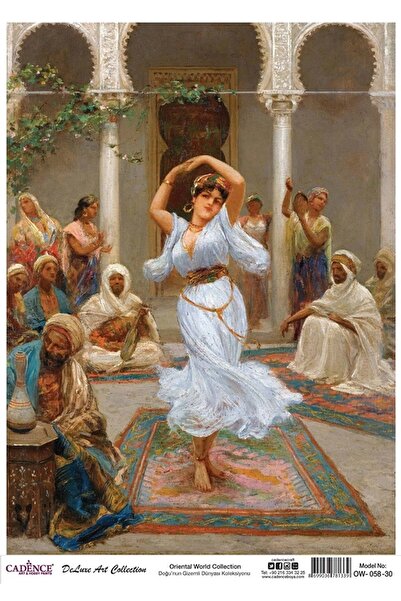 Cadence Ow058 Doğunun Gizemli Dünyası Koleksiyonu - Dans Eden Kadın 30*42 Cm ...