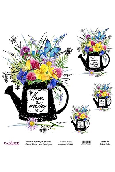 Cadence Uc 101 سلسلة الزهور النحاسية 30x30