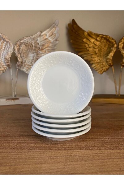 ZAGİ 6'lı Porselen Tuzluk&lokumluk&sosluk 8 Cm