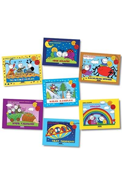 Yapı Kredi Yayınları Uğurböceği Sevecen Ile Salyangoz Tomurcuk Taş Koleksiyoncuları - Küçük Yabanarısı - Kızak +4 Kitap