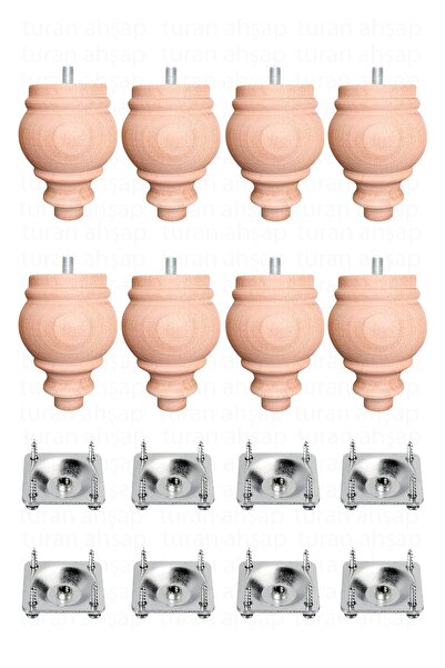 turanahşap Picior scaun - Picior măsuță de cafea - Picior bază - Picior mobil...