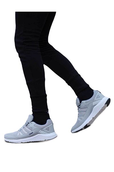 Jump 24865 Γκρι Navy Ανδρικά Αθλητικά Παπούτσια Walking Casual V5
