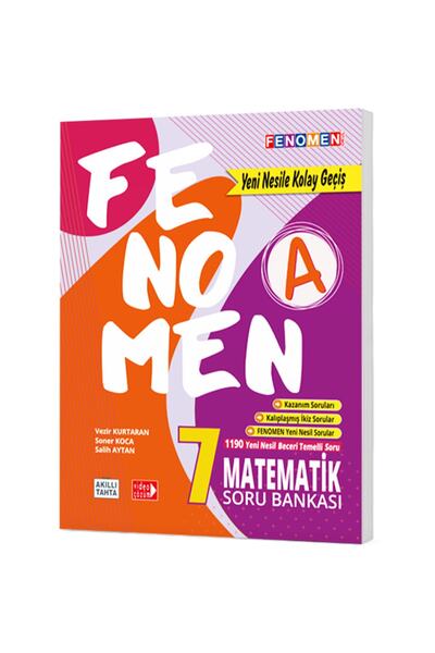 fenomen Yayınları 7 Sınıf Matematik Soru Bankası A Yeni Nesile Kolay Geçiş