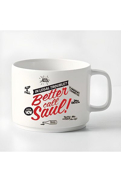 GünayStore Double Turkish Coffee Cup & Espresso Better Call Saul Mug