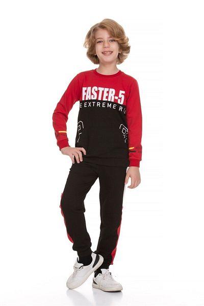 Cicitime Faster-5 Printed Boy's Suit