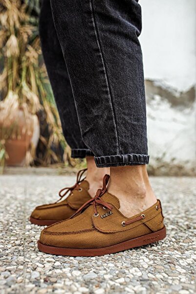 Rainon Store Tan Linen Casual Shoes