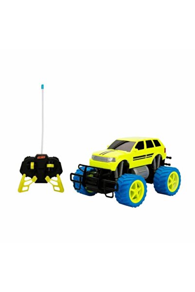 Sunman S01080032 Sunman 1:18 Uzaktan Kumandalı Neon Jumbo Weels USB Şarjlı Araba