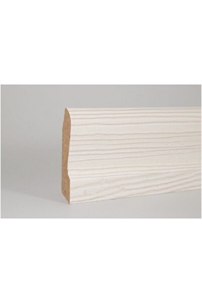 Emek Yapı Laminant Parke Süpürgelik 8cm Beyaz Çam 7300