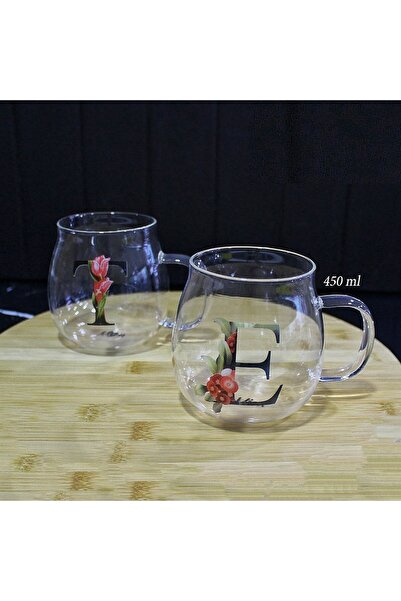 Çılgıntrend Kişiye Özel Costa Letter Perotti 400ml Harfli Kupa S Harfi