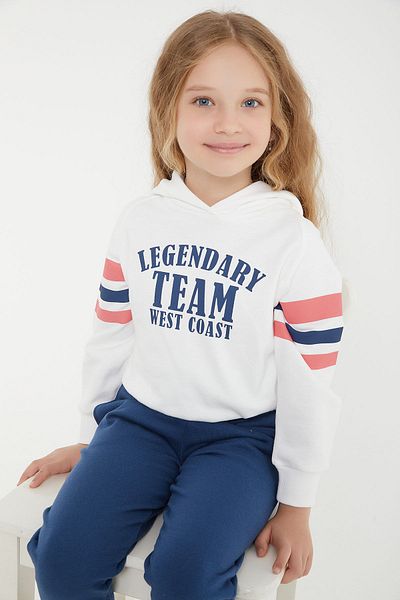 ROLY POLY طقم بدلة رياضية للفتيات من Rolypoly Legendary Team West Coast Cream
