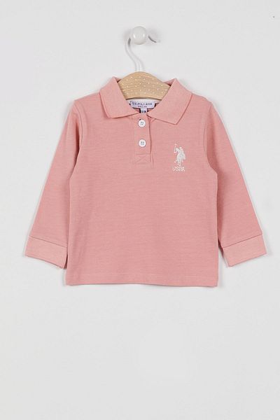 U.S. Polo Assn. Baby Girl Pink T-Shirt