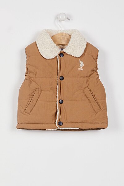 U.S. Polo Assn. U.s. Polo Assn Lisanslı Camel Bebek Yelek