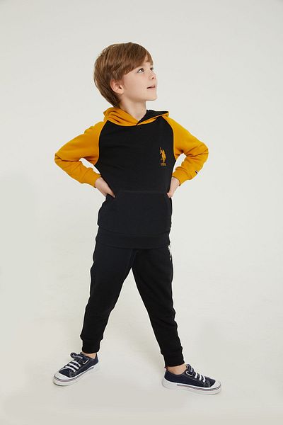 Boys sales black sweatsuit