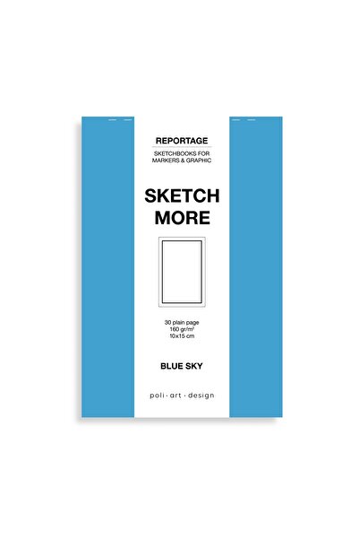 Poli Art Design Cep Eskiz Defteri (marker Ve Grafik Için) Reportage Sketchbook