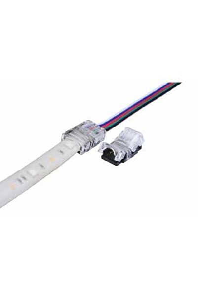 Nexo Dış Mekan Şeritler Için Şerit Kablo Konnektörü Led Şerti Genişliği (10MM) Tek Renk 5 Adet