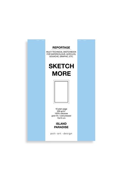 Poli Art Design Cep Eskiz Defteri (suluboya Ve Grafik Için) Watercolor Report...
