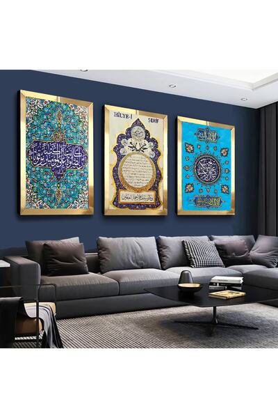 Zevahir Mobilya Dekorasyon Set de picturi din MDF din plexiglas cu oglindă au...