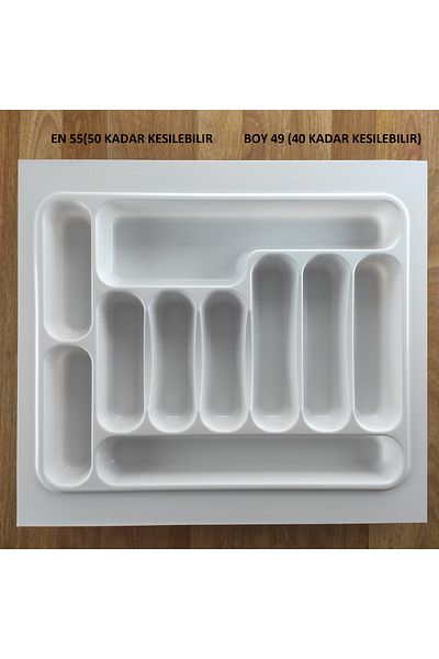 ShopyTime 55/49 Cm Sertar în interiorul crotchului alb poate fi tăiat până la 49/40 Cm