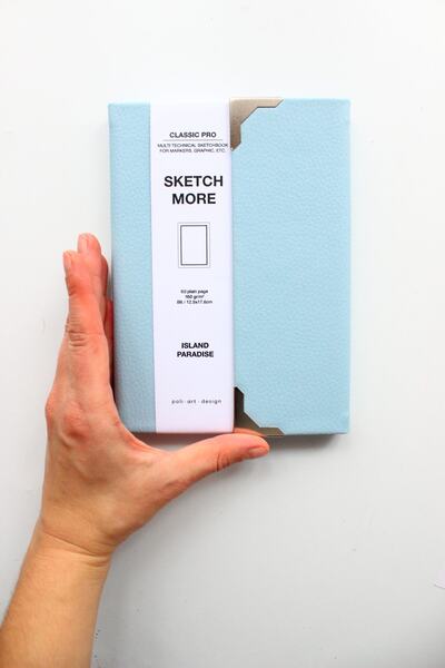 Poli Art Design Dectangular Skin Notebook Pro B6 (For Marker And Graphics) Pr...