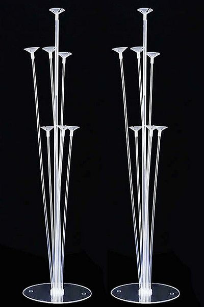 DÜVENCİ TİCARET 2 Balloon Decoration Stands Set of 7 Stands with Sticks and Stands