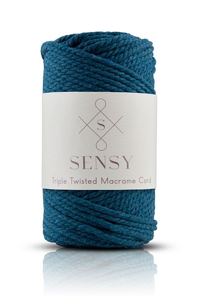 SENSY Knitting frânghie - Albastru