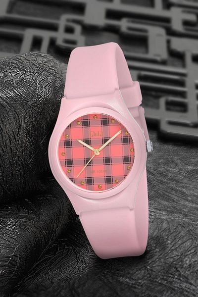 Q&Q Silicone Women's Wristwatch Pvq86s