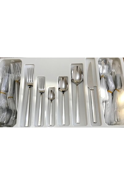 Kardelen Istanbul 72 Piece 304./ 18 / 10 Spoon Fork Knife Set for 12 People