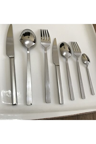 Kardelen Istanbul 89 Pieces 304 /18/10 Spoon Fork Knife Set for 12 People