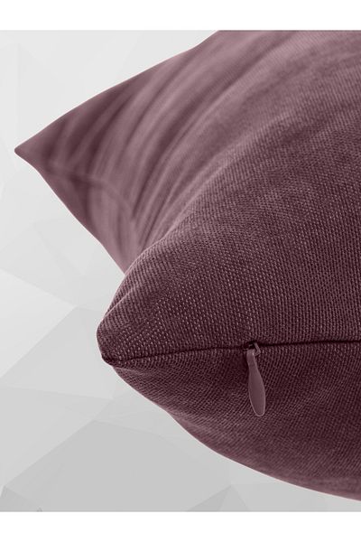 Cortibo Barcelona Plum Color Throw Pillow Cover