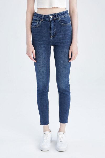 DeFacto Pantaloni skinny cu talie înaltă