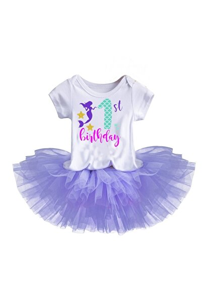 bbays new trend 1 Yaş Kız Çoçuk Tütü Etek,temalı Deniz Kızı Etek Astarsızdır,...