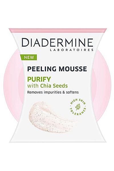 Diadermine Brand: Peeling Mousse-purify With Chia Seeds 1 Pack (1 X 50 Ml) Category: Body Peel