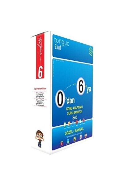 Tonguç Yayınları 6. Sınıf 0'dan 6'ya Sayısal Sözel Konu Anlatımlı Soru Bankas...