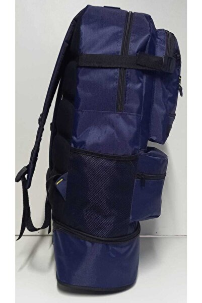 Genel Markalar Unisex Lacivert Körüklü Dağcı Sırt Çantası
